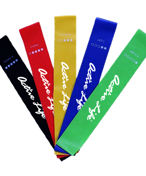 SET BANDAS DE RESISTENCIA DE LATEX X 5