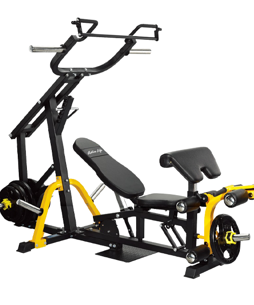 BANCO CON MAQUINA HAMMER MULTIFUCIONAL