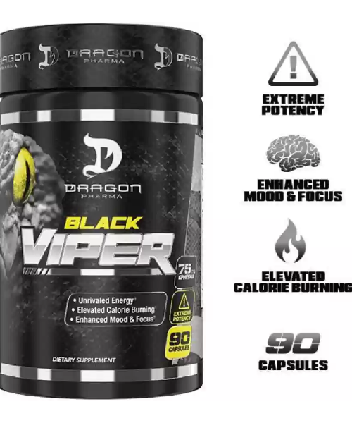 DRAGON PHARMA BLACK VIPER 90 CAPSULAS
