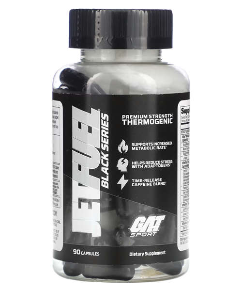 GAT JETFUEL BLACK 90 CÁPSULAS
