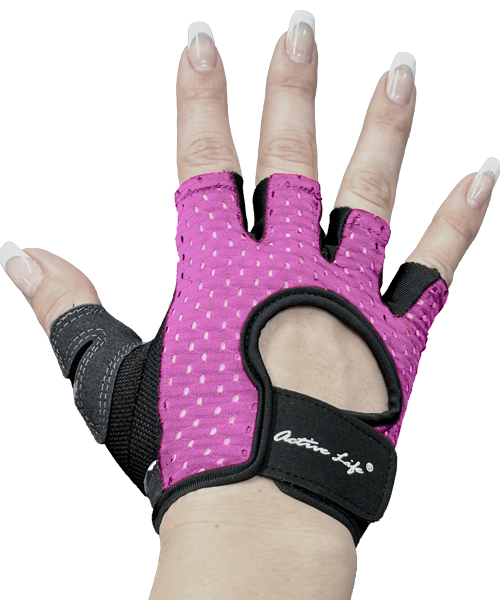 GUANTES ACTIVE LIFE ROSA