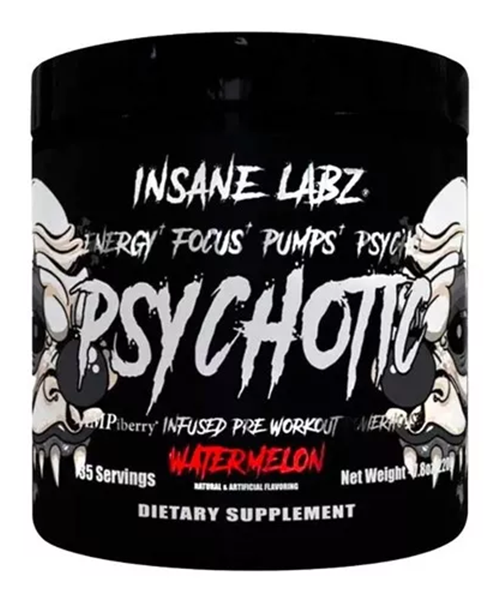 INSANE LABZ PRE ENTRENO PSYCHOTIC BLACK WATERMELON 35SERV