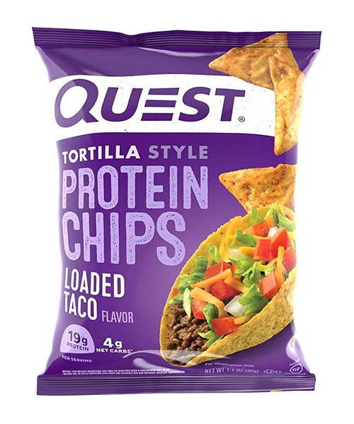 QUEST TORTILLA CHIPS LOADED TACO 1.1OZ