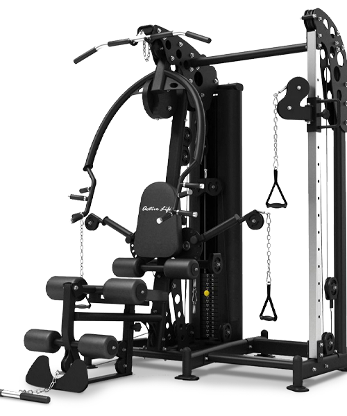 MAQUINA MULTIPLE CON TORRE DE POLEA